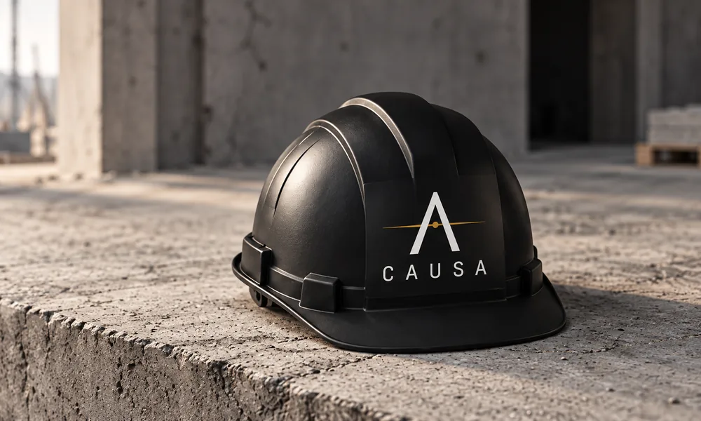 Proyecto 02: casco con la identidad visual CAUSA